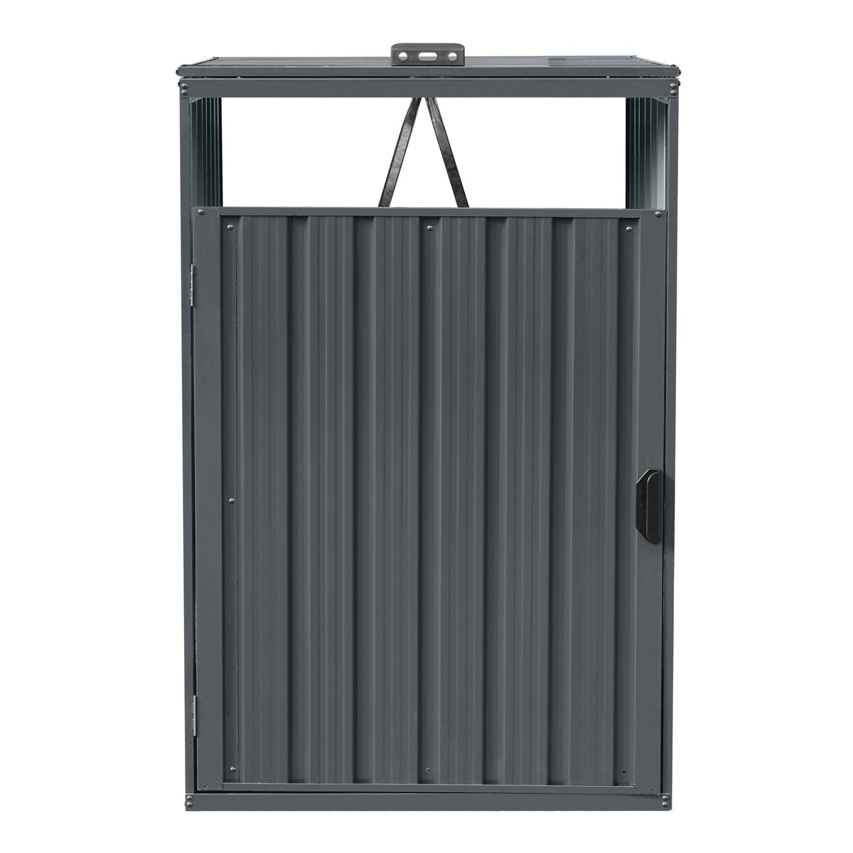 Axi Owen Metalen Containerombouw Antraciet - 1 Container - 80x80x122 cm