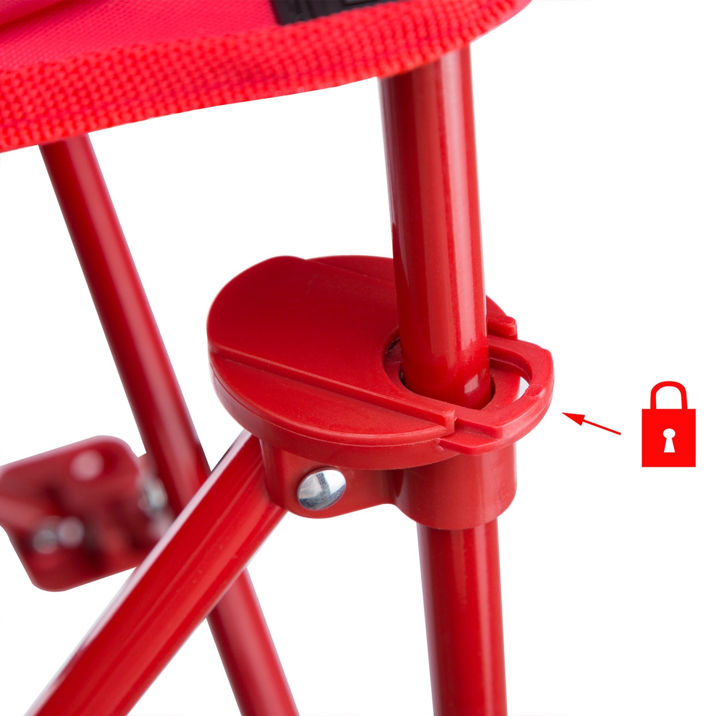 Kinder Tuinstoel - Opvouwbaar - Set van 2 stuks - Rood