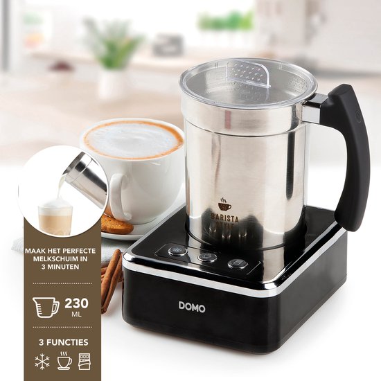 DOMO DO717MF Melkopschuimer - inox - 650 W