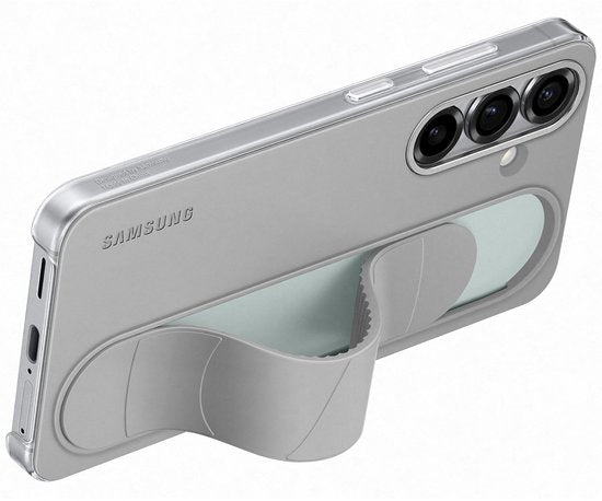 Samsung Galaxy S25 Hoesje - Standing Grip Case - Grijs