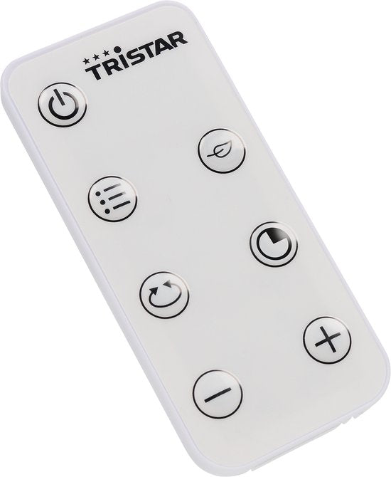Tristar Elektrische Kachel KA-5098 - Keramische torenkachel - Afstandsbediening - Geschikt voor 25 m² - Ventilatorkachel - Wit
