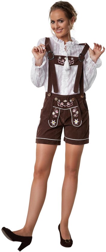 Dressforfun Lederhose Alpsee L - verkleedkleding kostuum halloween verkleden feestkleding carnavalskleding carnaval feestkledij partykleding - 302807
