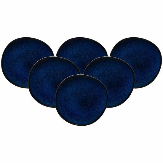 Ontbijtborden Lave Ø 23 cm 6-delige set