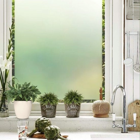 Homewell Raamfolie HR++ 120x300cm - Zonwerend & Isolerend - Anti inkijk - Statisch - Matglas