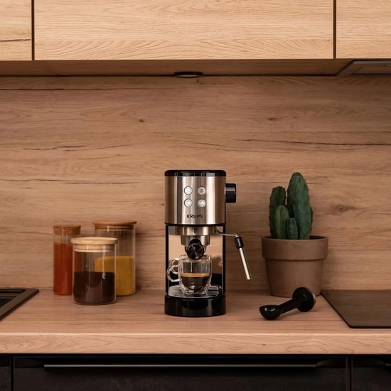 Krups Virtuoso Essential XP4418 Espresso machine - Zwart