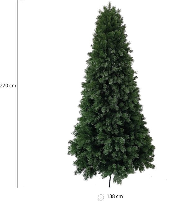 Wintervalley Trees - Kunstkerstboom Joren - 270x138cm - Groen