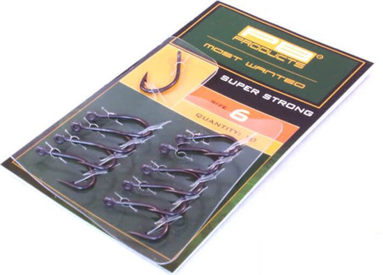 PB Products - Super Strong Hook - Karperhaken 10 stuks - Maat 2