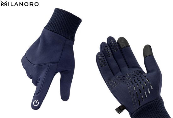Milanoro - Water- en winddichte handschoenen - Zwart - L