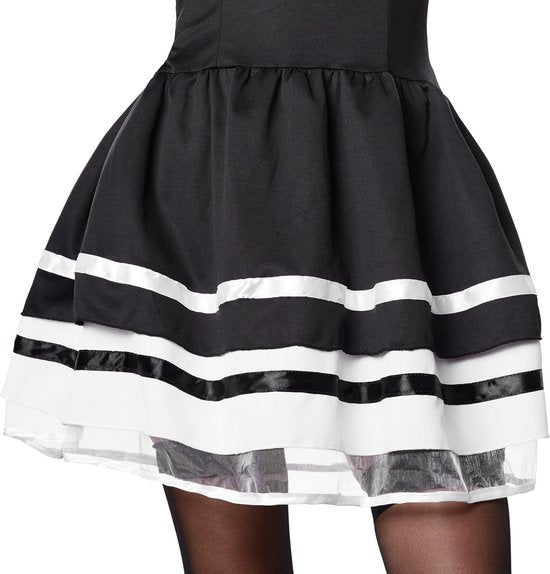 Dressforfun Navy Lady L - verkleedkleding kostuum halloween verkleden feestkleding carnavalskleding carnaval feestkledij partykleding - 302444