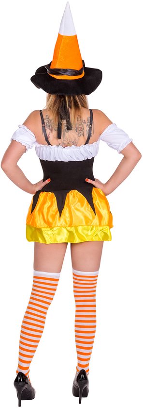 dressforfun - vrouwenkostuum Halloween-Lady M - verkleedkleding kostuum halloween verkleden feestkleding carnavalskleding carnaval feestkledij partykleding - 300134