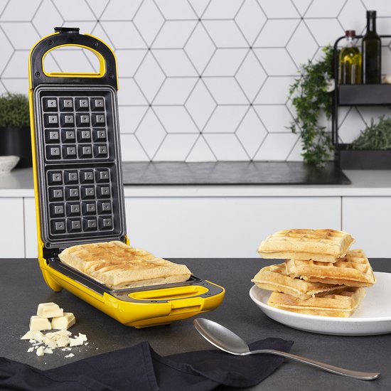 Princess Wafelijzer - 132406 Wafelijzer Flip – 2 wafels – Roteerfunctie - Wafelijzer - Anti-aanbaklaag - Belgische wafels