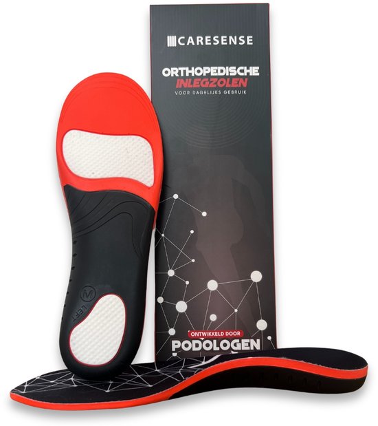 Orthopedische inlegzolen voor mannen en vrouwen - Hielspoor en Fasciitis plantaris zooltjes - Steunzolen voor schoenen - platvoeten - Podologische inlegzolen voor voetboogpijn - Hoge boog - Inlegzolen voor laarzen - Maat M