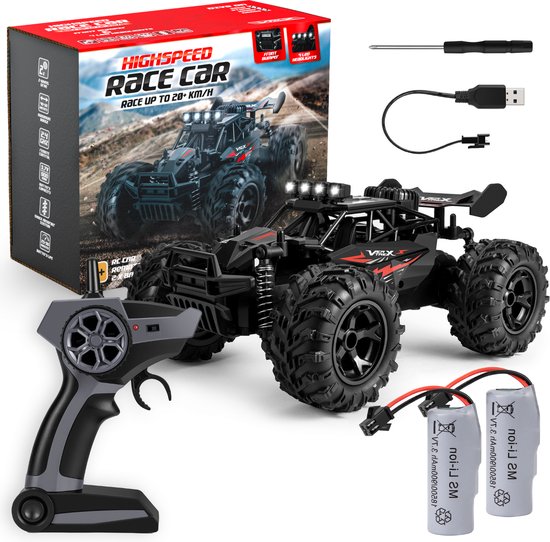 Vertrex Turbo V12 RC Bestuurbare Auto - Afstandsbestuurbare Race Speelgoed - Volwassenen & Jongens - voor Buiten - Radiografisch Afstandbestuurbaar - 209 x 121 x 257mm