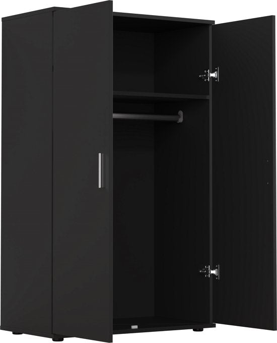 Kledingkast kinderkamer - hanggedeelte en legplank - 120 cm hoog