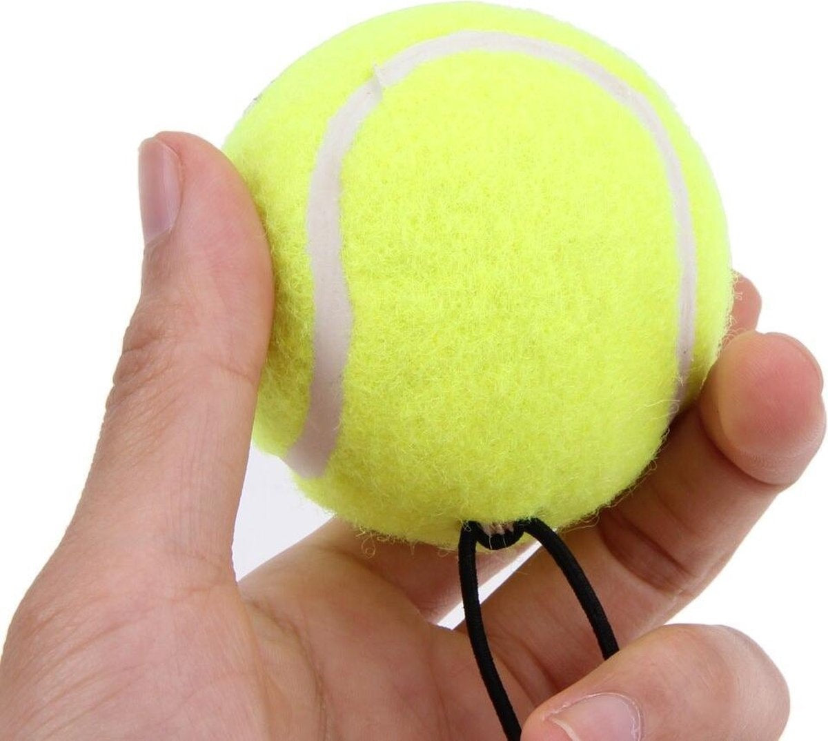 FitPure Tennistrainer + GRATIS Tennisbal Met Elastiek - Tennis Trainer Voor Buiten En Binnen - Extra Stevig - Gemakkelijk Te Gebruiken