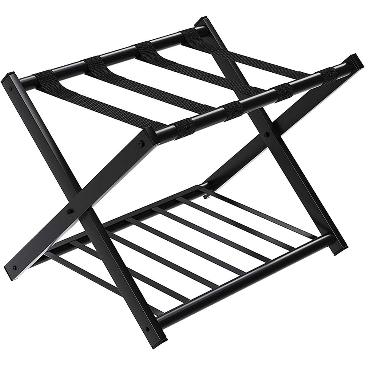 Coast Bagagerek Opvouwbaar Kofferstandaard - Zwart - 68 x 43 x 58 cm
