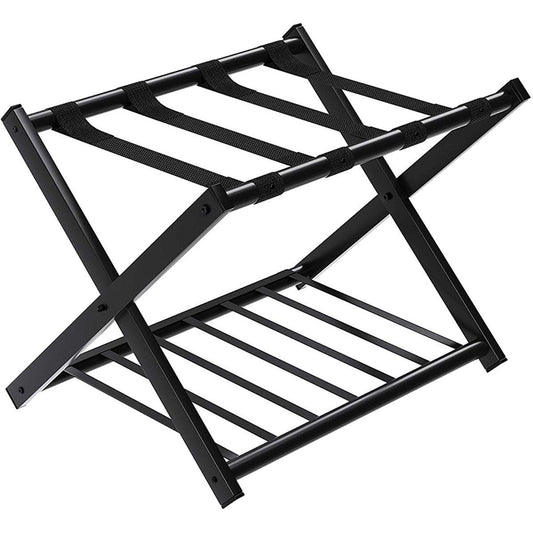 Coast Bagagerek Opvouwbaar Kofferstandaard - Zwart - 68 x 43 x 58 cm