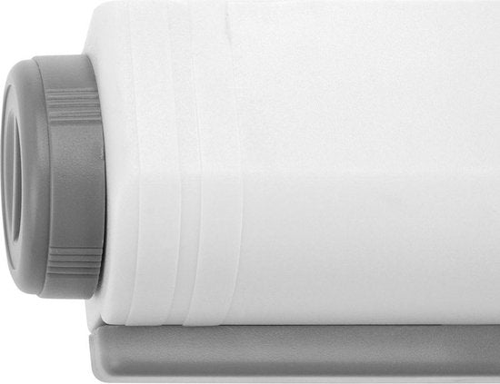 KLAD Waslijn – Uittrekbaar & Zelfoprollend – 14,4 m – 30 cm – Wit-Grijs