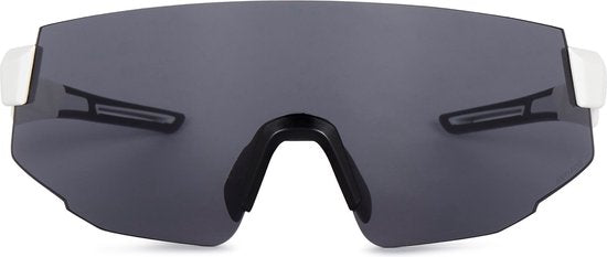 AGU Vigor Bril Unisex - Wit- UV400 Lenzen - Anti Fog coating - 2 extra lenzen - Anti-allergeen Oorpootjes - Inclusief Opberghoes