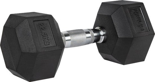 VirtuFit Hexa Dumbbell Pro - 22,5 kg - Hexagon Dumbbell - Krachttraining - Per Stuk