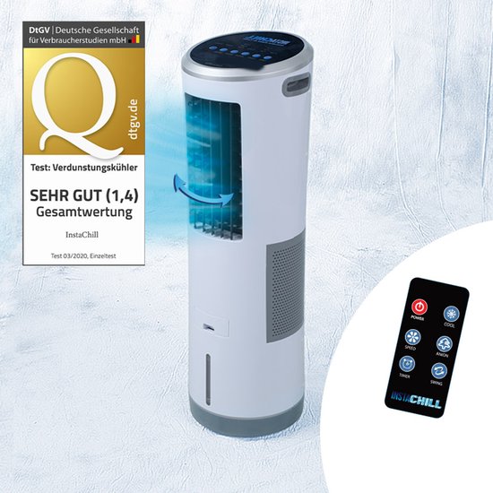 Livington InstaChill - De krachtigste Air Cooler 85W - 8.5L - 58DB