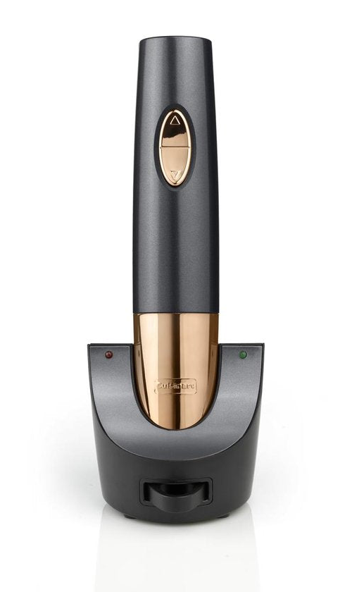Cuisinart - Elektrische kurkentrekker - Oplaadbare wijnopener - Flessenopener - Zwart