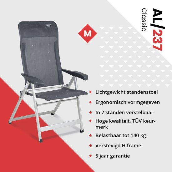 Crespo - Standenstoel - AL/237 - Donker grijs