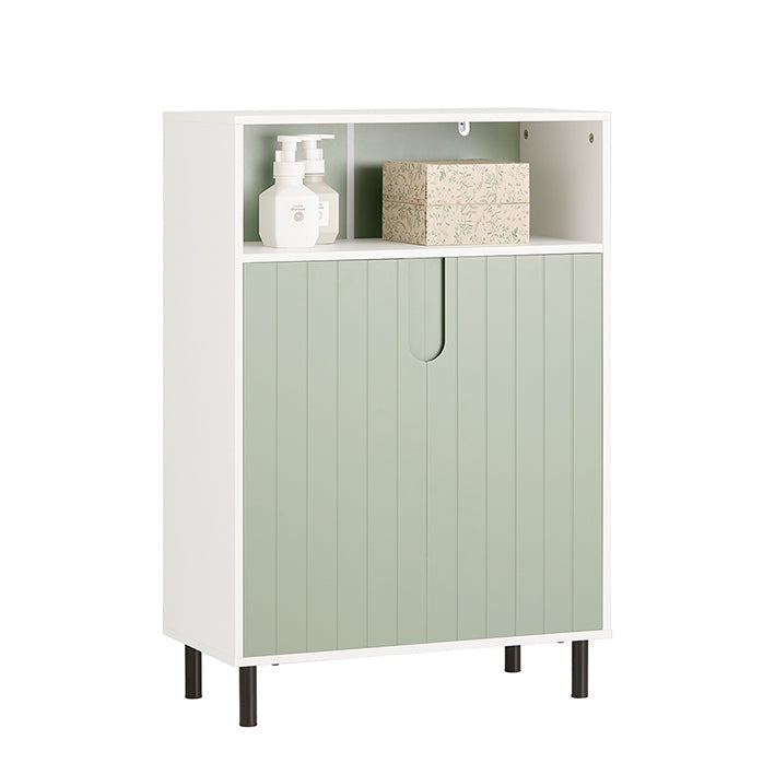 SoBuy Badkamerkast - 2 Deurs - 60 x 30 x 87 cm - Wit