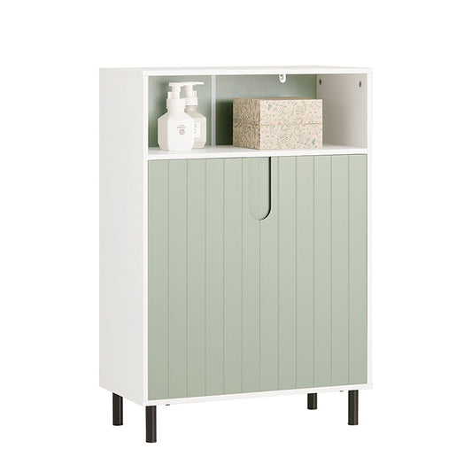 SoBuy Badkamerkast - 2 Deurs - 60 x 30 x 87 cm - Wit