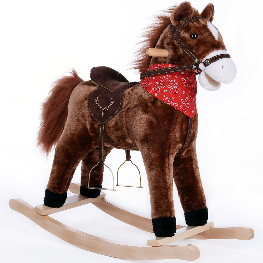 Spielwerk Schommelstoel kinderen paard met stojgbeugels