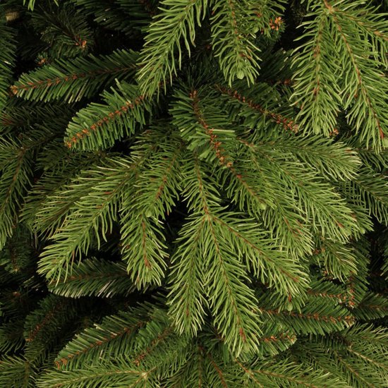 Black Box Trees Brampton Kunststof Kerstboom met PVC en PE Naalden - Kunstboom met Scharnierconstructie en 684 Takken - Kerstversiering voor Binnen - H120 x Ø91 cm - Groen