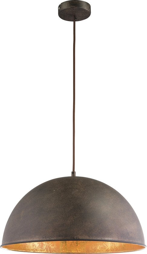 Globo - hanglamp - Xirena I - bruin - metaal - Ø 41cm - E27 - 58307H