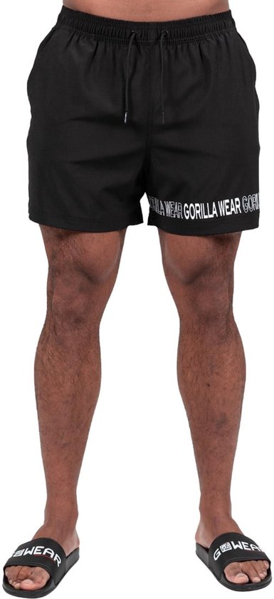 Gorilla Wear Otis Zwembroek - Korte Broek - Zwart - M
