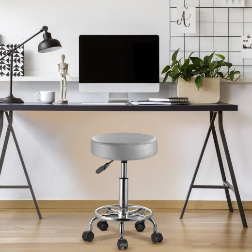 Casaria Rolkruk - Hoogte Verstelbaar - 51-65cm - Grijs