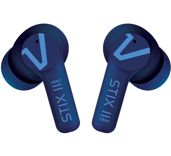 Veho STIX II Pro True Wireless Hoofdtelefoons Draadloos In-ear Gesprekken/Muziek/Sport/Elke dag Bluetooth Blauw