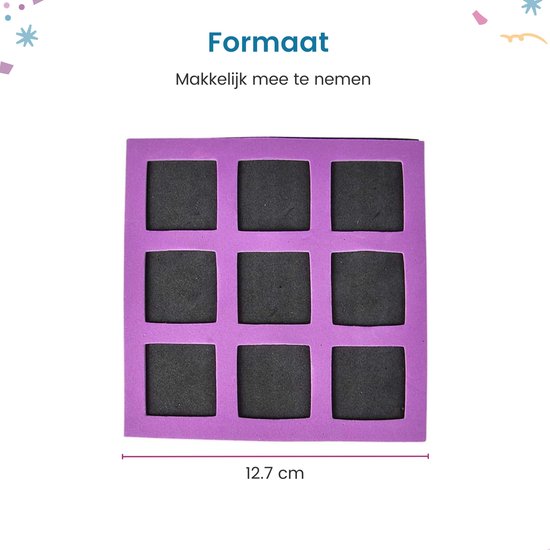 Partizzle 24x Mini Boter Kaas en Eieren Spel - Uitdeelcadeautjes - Tic Tac Toe Spelletjes - Educatief Klein Speelgoed - Grabbelton Traktatie Cadeautjes voor Kinderen - Foam