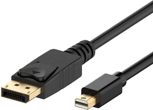 Techvavo® Mini DisplayPort naar DisplayPort Kabel - Thunderbolt - 4K 30Hz Ultra HD - 1,8 meter