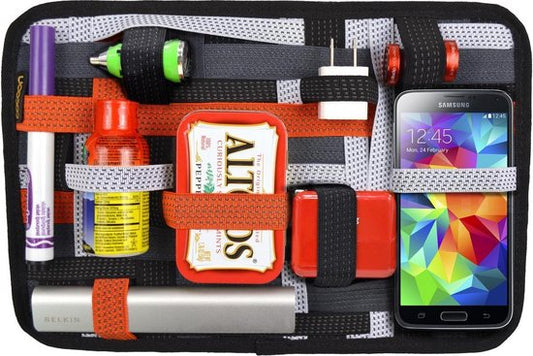 GRID IT! De Ultieme tas organizer - opbergsysteem voor ipad zwart/ oranje (medium)