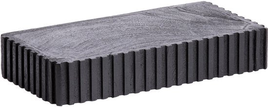 Light & Living Wandplank Gatura Mangohout, 40cm - Zwart