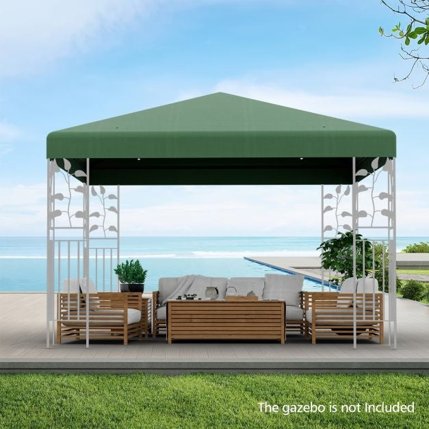 Coast Reservedak voor Tuinpaviljoen - 300x300 cm - Groen