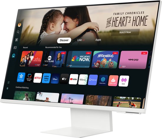 Samsung Smart M8 LS32DM801UUXEN - 4K Smart Monitor - Apple AirPlay - Tizen - Wi-Fi - 32 Inch