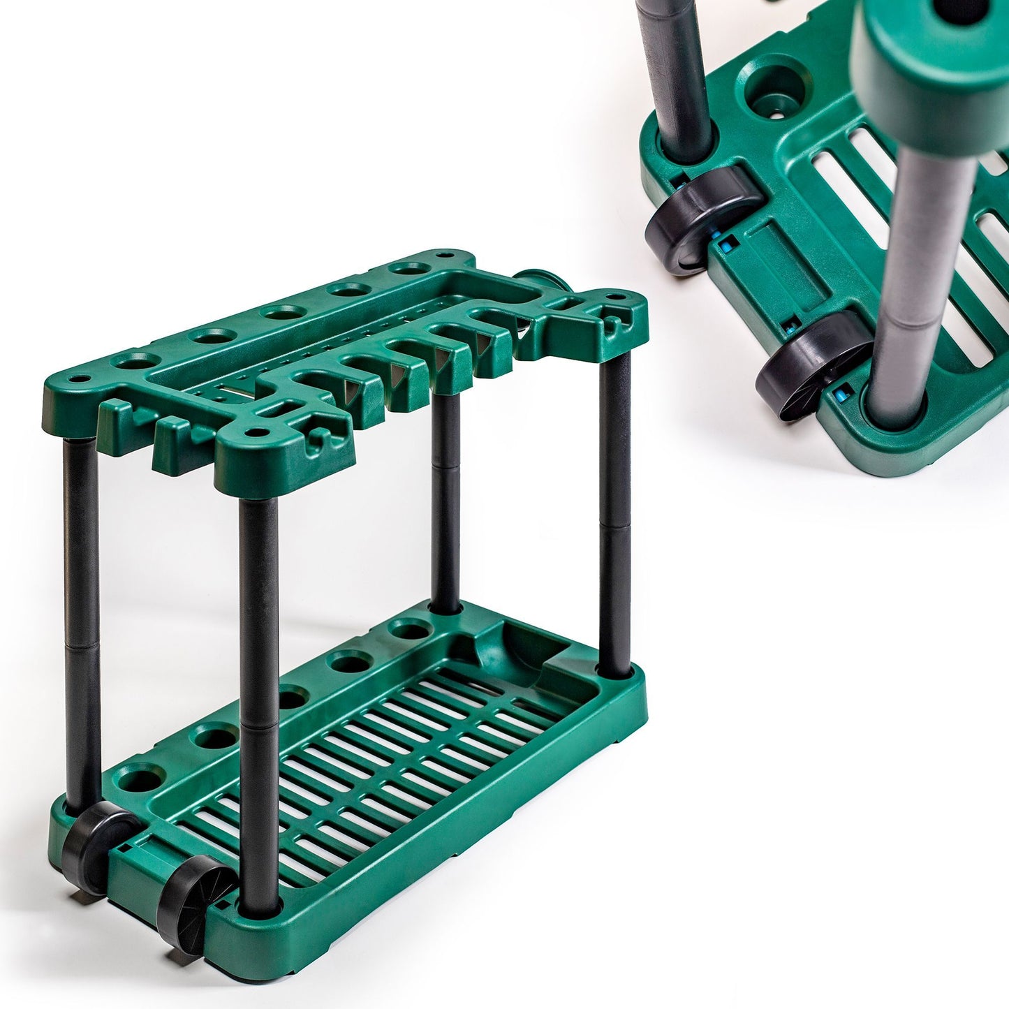 UPP Gereedschapshouder Met Wielen - Tot 10 Gereedschappen - 36 x 76 x 58.5 cm - Groen