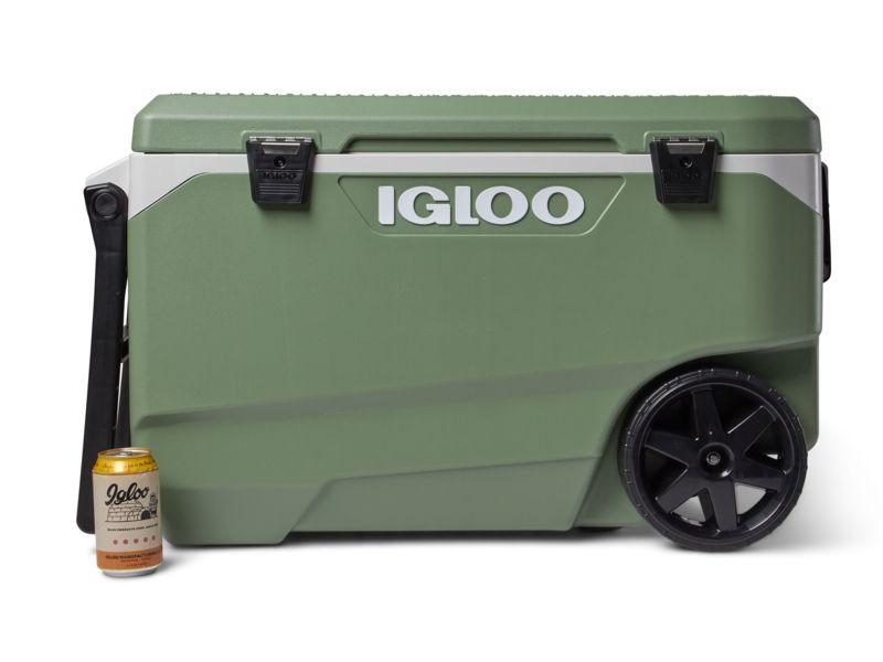 Igloo EcoCool Latitude 90 Roller Koelbox - 85 Liter - Vintage Green