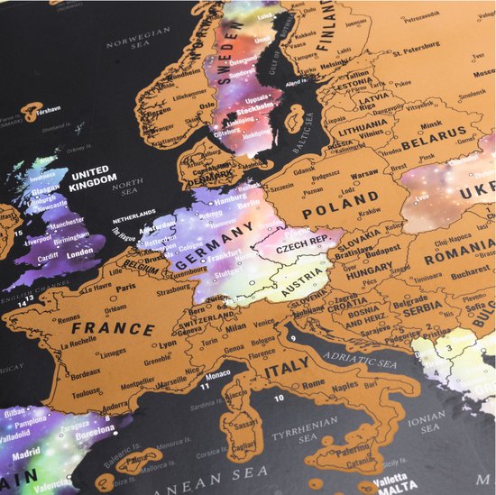 Atlas & Green Scratch Map - 2 Stuks Krasmap - Kras Wereldkaart - Wereldkaart & Europa Kaart - Poster World & Europe - 42x29,7 cm & 29,7x21 cm - Wanddecoratie World Map