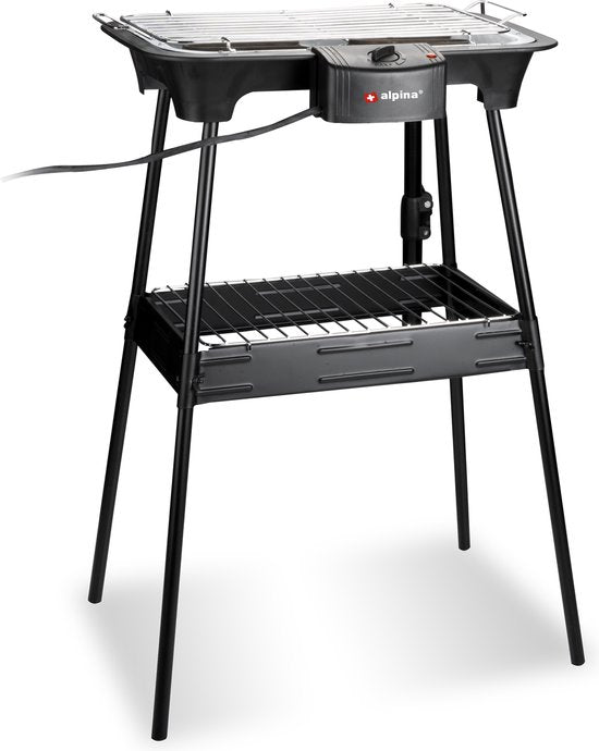 alpina BBQ - Elektrisch - 2-in-1 - Binnen en Buiten - 2000W