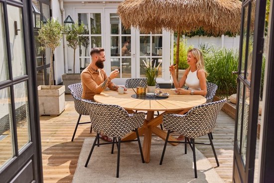 Hartman Provence Ronde Tuintafel 150 Cm - Natural Teak