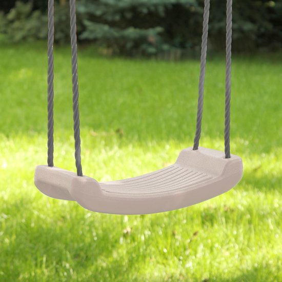 AXI Dubbele Metalen Schommelset Antraciet/Créme - 210 x 210 x 217 cm