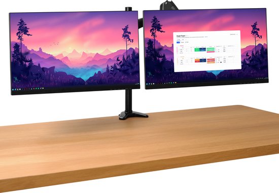 Trust Mara - Dubbele Monitor Arm - Monitor & Laptop