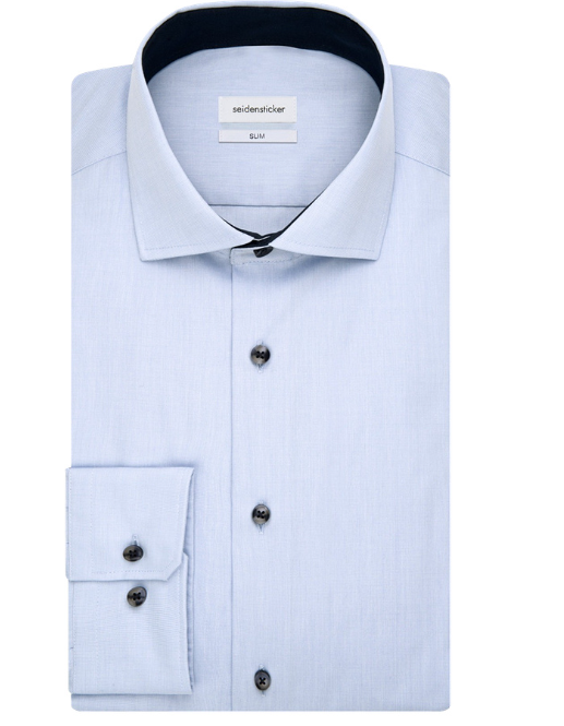 Seidensticker Lichtblauw Business Overhemd – Spread Kent Kraag – Maat 40 – Non Iron – Heren – Regular Fit