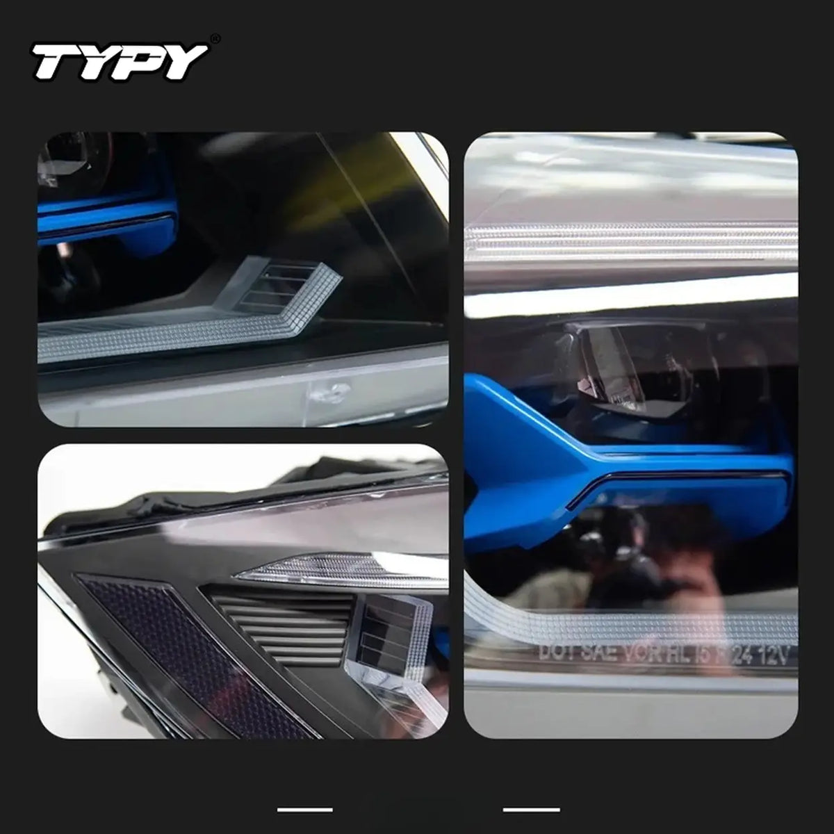 TYPY LED Koplampenset voor BMW 3 Serie E90 2005-2012 – 2 Stuks – Dynamisch Knipperlicht